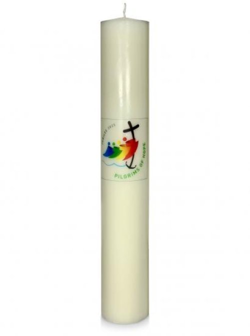 18" x 3" Candle with Jubilee 2025 Transfer - Single