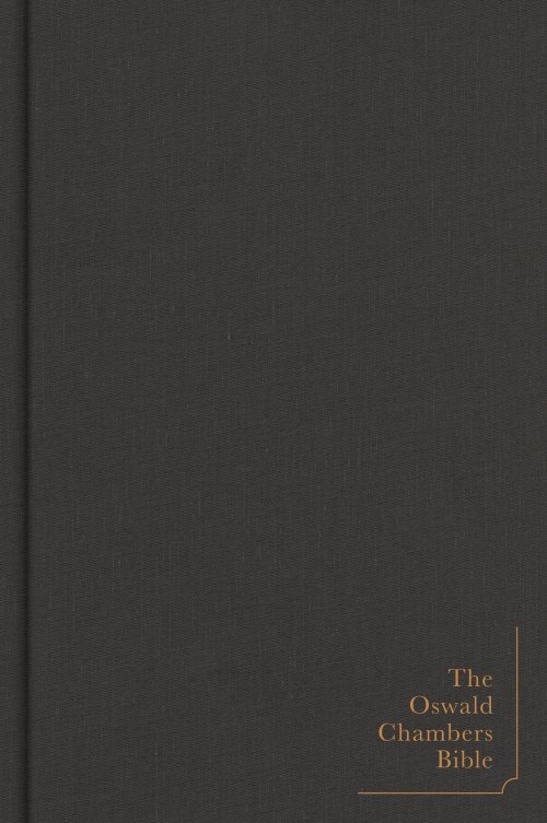 CSB Oswald Chambers Bible, Cloth Over Board
