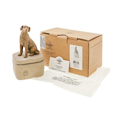 Love my Dog (Dark) Box by Willow Tree: Free Delivery at
