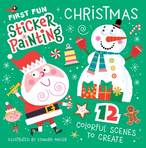 First Fun Sticker Painting: Christmas