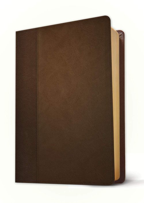 NLT Life Application Study Bible, Third Edition (LeatherLike, Dark Brown/Brown)