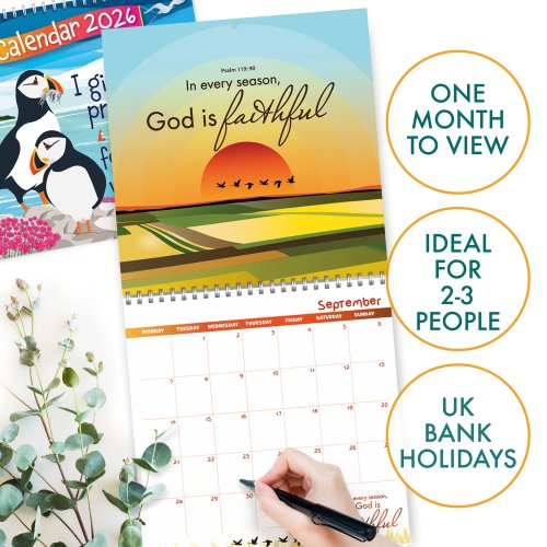 Just Cards 2026 Wall Calendar