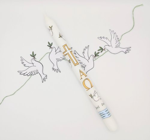 Baptism Candle - Alison Gardiner Exclusive Design