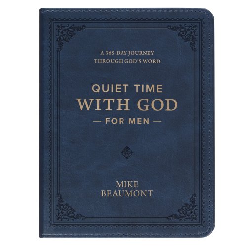 Devotional Quiet Time with God for Men Faux Leather