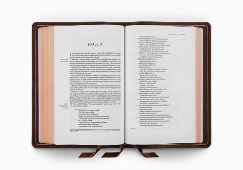 ESV Heirloom Bible, Gloria Dei: Single Column Edition (Calfskin, Grenada)