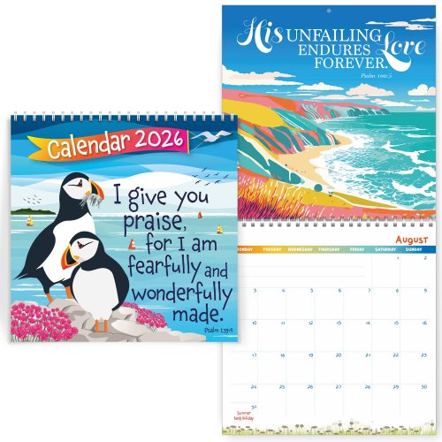 Just Cards 2026 Wall Calendar