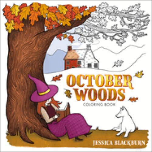 October Woods Coloring Book