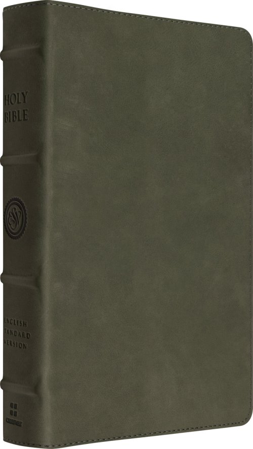 ESV Heirloom Bible, Scriptura Sacra: Personal Size Reference Edition (Cowhide, Tuscan Green, Full Yapp)