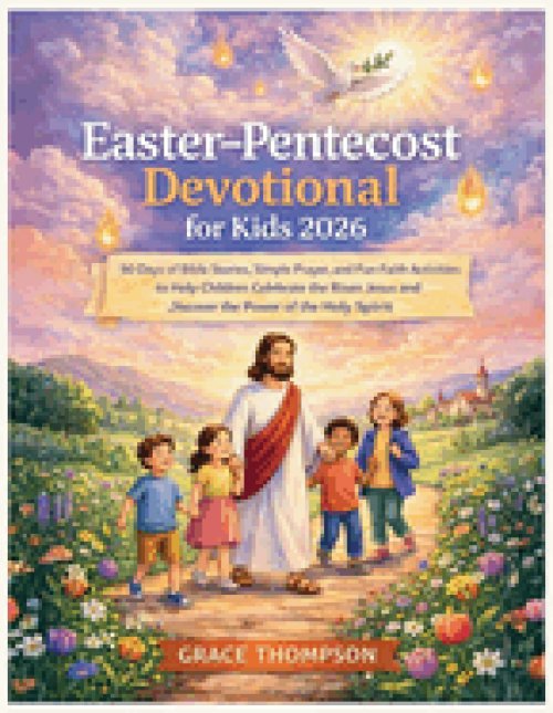 Easter-Pentecost Devotional for Kids 2026: 50 Days of Bible Stories, Simple Prayer, and Fun Faith Activities to Help Children Celebrate the Risen Jesu