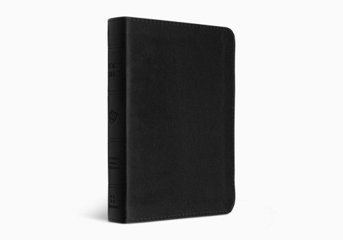 ESV Large Print Compact Bible, Red Letter (TruTone, Black)