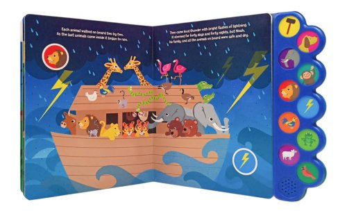 Noah's Ark With 10 Interactive Sound Buttons - Sound Book Bible Stories
