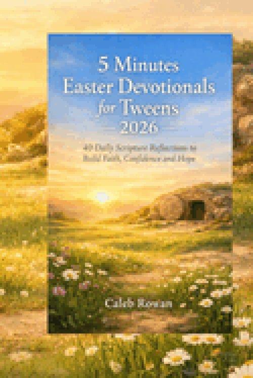 5 minutes Easter devotionals for Tweens 2026: 40 Daily Scripture Reflections to Build faith, confidence and hope.