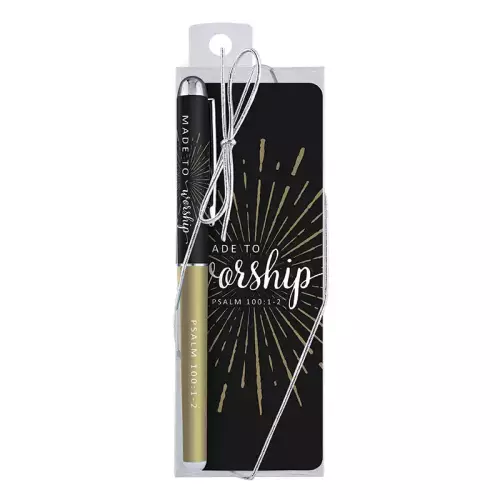 Made to Worship Pen and Bookmark Gift Set