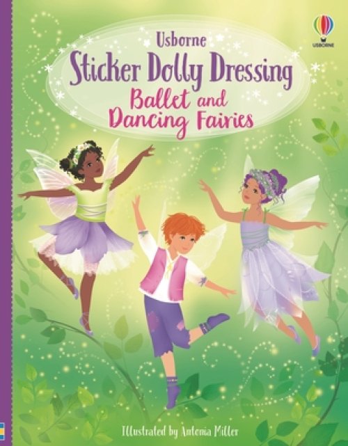 Sticker Dolly Dressing Ballet And Dancing Fairies