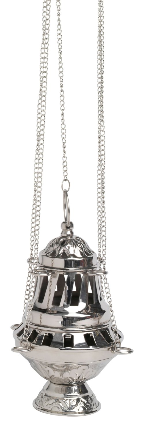 Nickel Plated Thurible H 16 cm