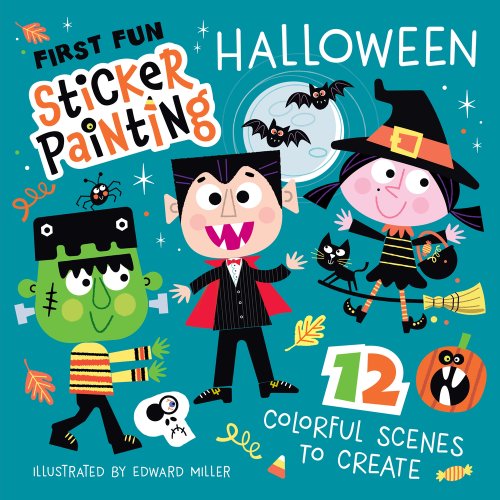 First Fun Sticker Painting: Halloween