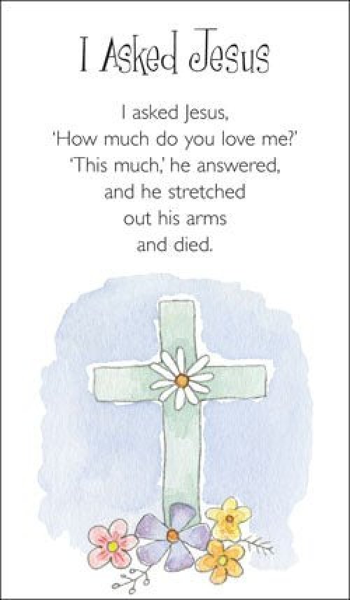 Prayer Card - I Asked Jesus