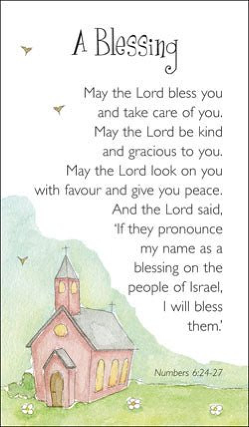 Pack of 20 Prayer Cards - A Blessing