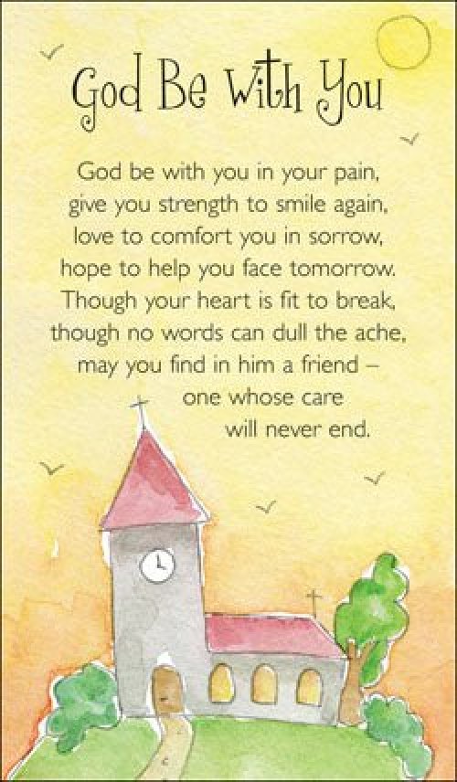 Prayer Card - God Be With You