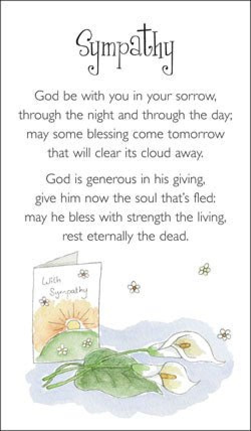 Prayer Card - Sympathy