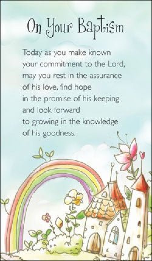 Pack of 20 Prayer Cards - On Your Baptism