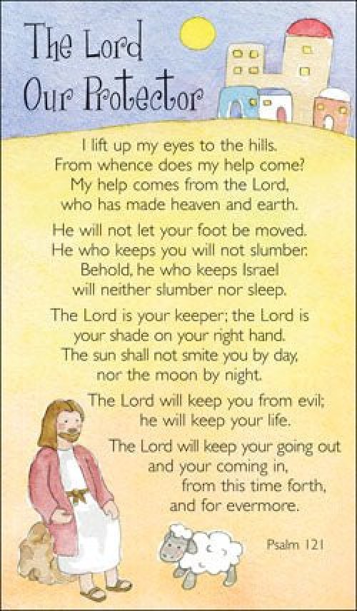 Prayer Card -The Lord Our Protector