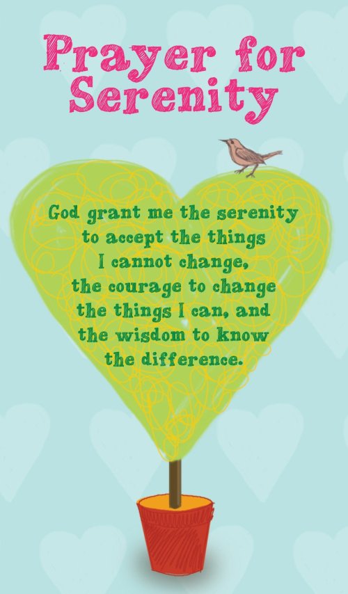Pack of 20 Prayer Cards - Prayer For Serenity