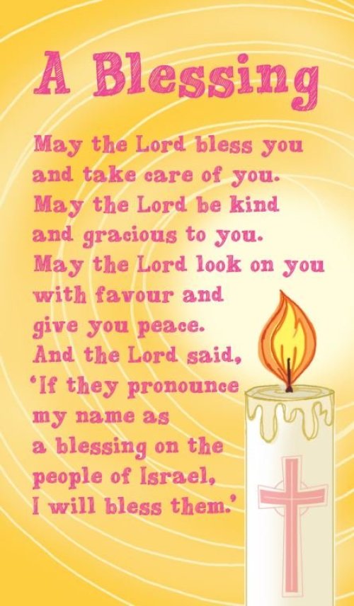Pack of 20 Prayer Cards - A Blessing