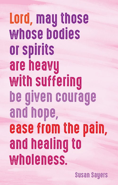 Prayer Card - Lord, May Those