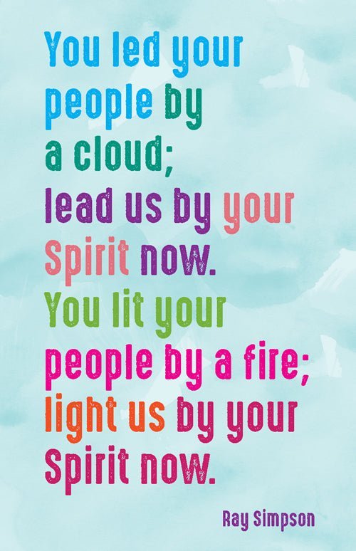 Prayer Card - You Led Your People