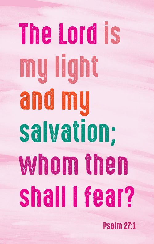 Prayer Card - The Lord Is Light