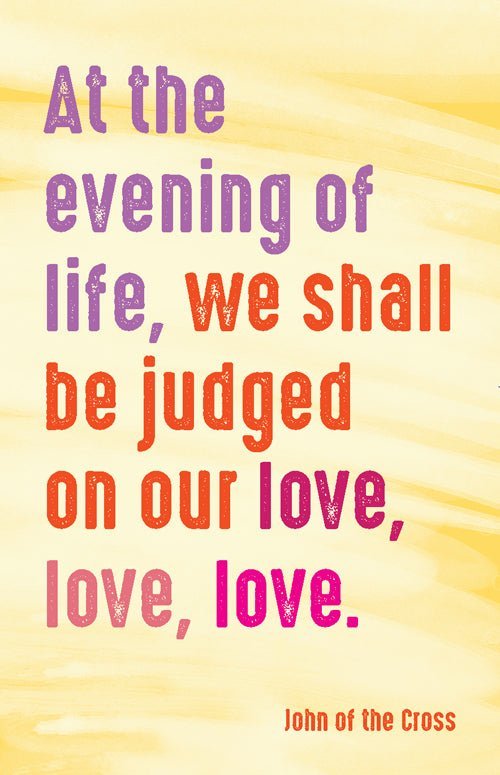 Prayer Card - At The Evening Of Life