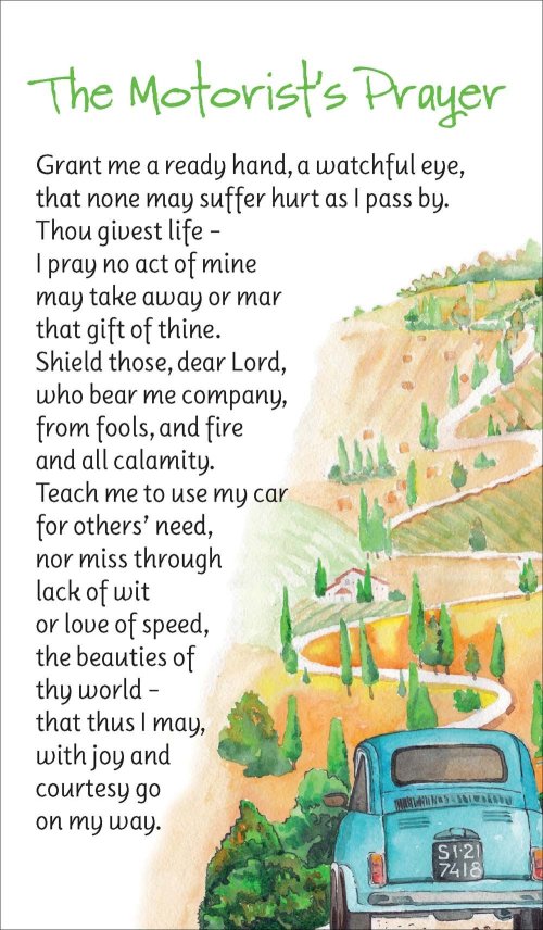 Prayer Card - Motorist's Prayer