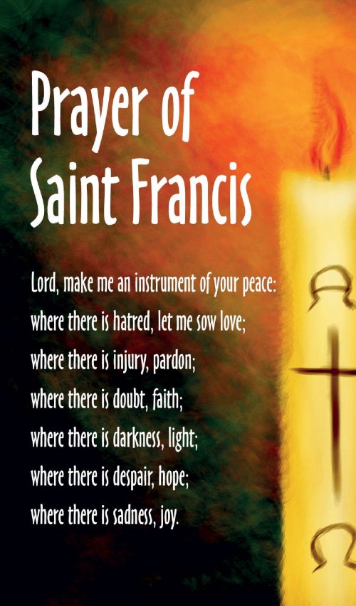 Prayer Card - St Francis