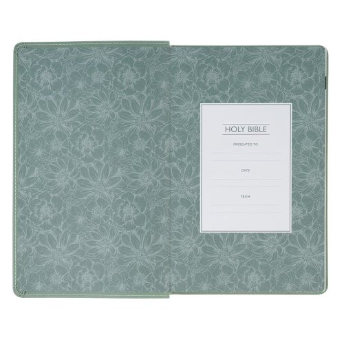 KJV Bible Compact Faux Leather,  Teal