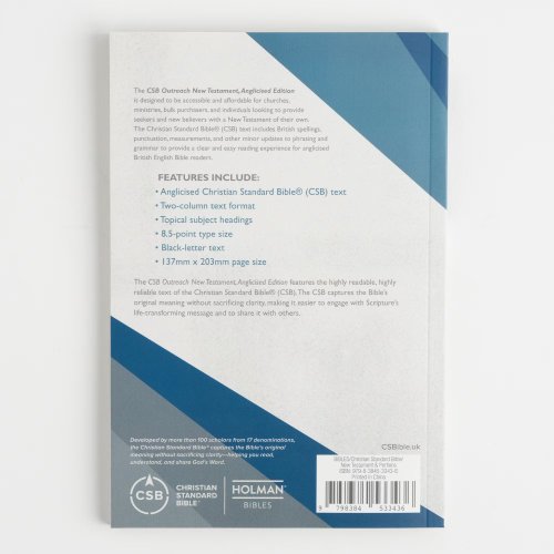 CSB Outreach New Testament, Anglicised Edition
