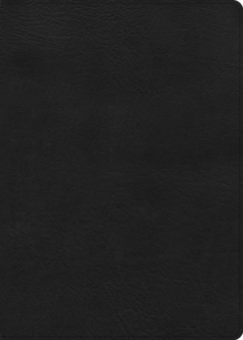 CSB Study Bible, Large Print, Digital Study Edition, Black Leathertouch