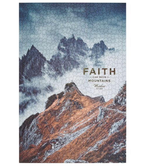 Faith Can Move Mountains 1000-piece Puzzle - Matthew 17:20