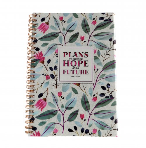 Plans To Give You Hope Wirebound Notebook
