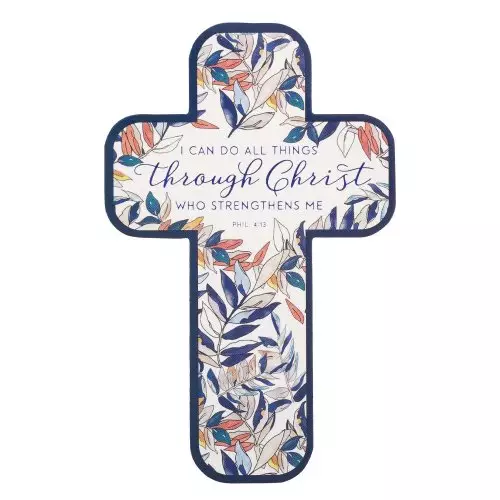 All Things Through Christ Phil 4:13 Pack Of 12 Cross Bookmarks