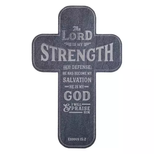 The Lord is My Strength Exodus 15:2 Pack Of 12 Cross Bookmarks