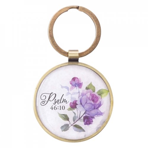 Keychain in Tin Be Still Ps. 46:10