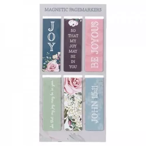 Magnetic Bookmark Set That Joy May Be In You John 15:11