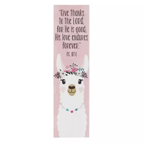 Bookmark-Give Thanks To The Lord Psalm 107:1 (Pack Of 10)