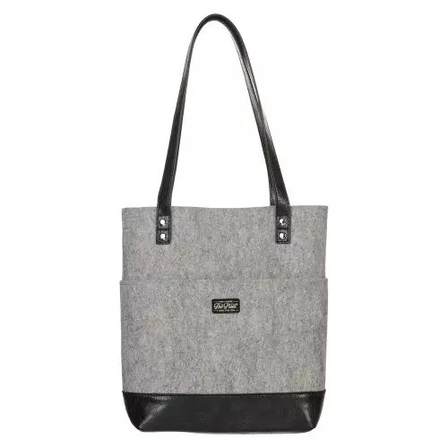 Bible Tote Gray/Black The Plans Badge Jer. 29:11