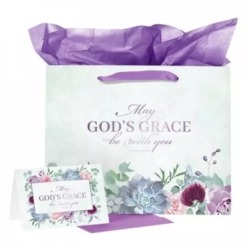 God's Grace - Colossians 4:18, Large Gift Bag Set