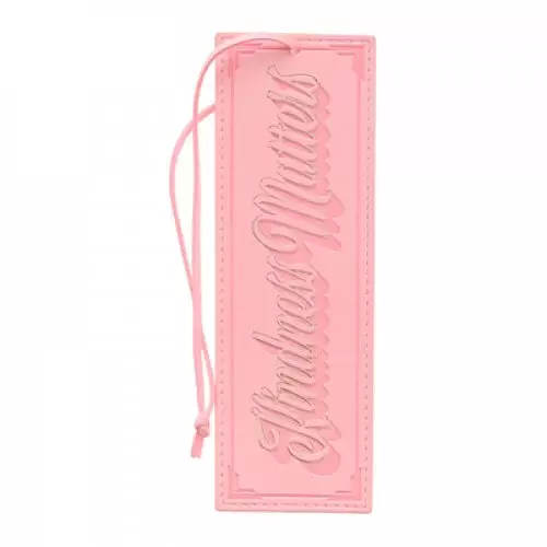 Kindness Matters Soft Pink Faux Leather Bookmark