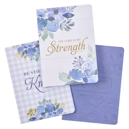 Lord is My Strength Ps. 28:7 Notebooks (Set Of 3)