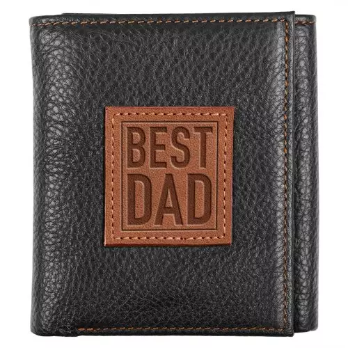 Wallet Leather Brown/Tan Best Dad