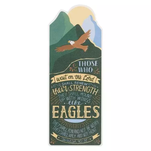 Bookmark Green Mountains Wings Like Eagles Isa. 40:31